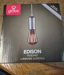 Set Of 2 Globe Electric 1-LIGHT Vintage Edison Chrome Mini Pendant 65180. Fixed Price $9.99.