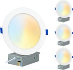 4-PACK 6-INCH 2700K-6000K 5CCT 12W Led Color Selectable, Heavy Duty Ultra-thin. Fixed Price $98.00.