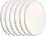 6PACK 12 Inch Flush Mount Led Ceiling Light FIXTURE,24W 2400LM Super Slim. Fixed Price $98.99.