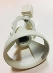 Set Of Track Lighting Heads-lamps, Die Cast (heavy) White, Liton LT-814;. Fixed Price $39.95.