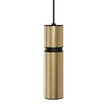 Avenue Lighting HF1072 Cicada 10" Tall Led Mini Pendant - Smooth Brass / Black. Fixed Price $457.00.