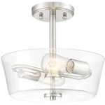 Designers Fountain 95711-SP Westin Semi-flush Mount Satin Platinum. Fixed Price $69.95.