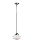 Hampton Bay Belvedere Park 1-LIGHT Brushed Nickel Mini-pendant Hanging Wi. Fixed Price $24.99.