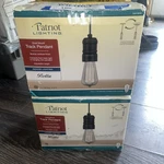 2 Bolla Track Pendant Patriot Lighting Bronze Oxidized Finish Dual Mount Rustic. Fixed Price $38.88.