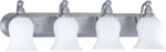 Nuvo Glenwood 4 Light 31 Inch Brushed Nickel Bath Wall $210. Fixed Price $59.99.