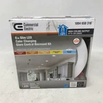 Commercial Electric 1004 658 316 Color Changing 6" Slim Led Recessed Kit. Fixed Price $16.99.