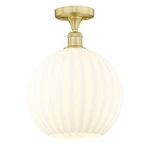 Innovations Lighting 616-1F-14-12-WHITE Venetian-indoor Ceiling Satin Gold /. Fixed Price $265.76.