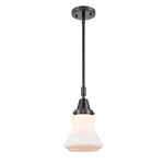 Innovations Bellmont Light 6.5" Mini Pendant, Black/frosted 447-1S-BK-G191. Fixed Price $147.84.