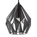 Eglo 202035A Carlton Light 7-1/4"W Mini Pendant Black. Fixed Price $109.99.
