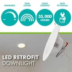 Simply Conserve 5 In. And 6 Retrofit 3000K Remodel Non-ic Integrated. Fixed Price $10.99.