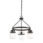 Designers Fountain Jaxon 3-LIGHT Oil Rubbed Bronze Industrial Chandelier With.... Fixed Price $86.28.