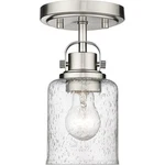 Z-lite 340F1-BN Kinsley Flush Mount Brushed Nickel. Fixed Price $94.00.