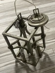 Savoy House 3-4302-4 Steel Structure 4-LIGHT 9"W Pendant, New,display Unit. Fixed Price $139.00.