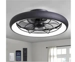 Ludomide 20 Inch Low Profile Ceiling Fans Flush Mount W/remote. Fixed Price $120.00.