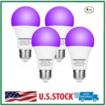 4 Pcs Uv Led Black Lights Bulb 9W E26 120V Medium Base Glow In The Dark New. Fixed Price $17.99.