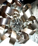 Trans Globe MDN-1462 Cp Medley 9 Light Pendant Chrome Ribbon Chandelier. Fixed Price $135.20.