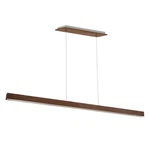 Modern Forms Drift 1LT 84" Led Linear PENDANT/3000K, Dark Walnut PD-58784-DW. Fixed Price $1263.20.