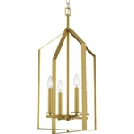 Progress Lighting Vertex 4-LIGHT Foyer Light, Brushed Gold P500432-191. Fixed Price $44.99.