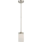 Nuvo Lighting Single 5" Wide Mini Pendant Brushed Nickel 60/4708. Fixed Price $29.99.