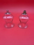 Home Interior Clear Glass Votive Candle Holder Vtg Ruffled Edge Sconce Peg Shade. Fixed Price $10.00.