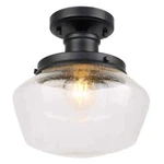 Sunpez 10 In. 1-LIGHT Semi-flush Mount Ceiling Fixture With Seeded Glass. Fixed Price $24.99.