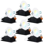 Sunco 3 Inch Ultra Thin Led Recessed Ceiling Lights Smooth Trim Selectable Cc.... Fixed Price $70.70.