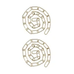 Aspen Creative Warm Brass 21120-13-2 Steel Feet Heavy Duty Chain For Hangin.... Fixed Price $20.85.