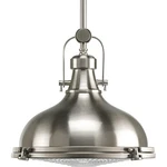 Progress Lighting 1LIGHT Fresnel Glass Coastal Pendant Lens. Fixed Price $99.34.