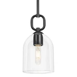 Innovations Lighting 485-1S-G487-6CL Hudson 6"W Mini Pendant Black. Fixed Price $341.00.