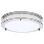 Glamour - Led 10 Inch Flush Mount Brushed Nickel Finish 27K/3K/35K/4K/5K Cct. Fixed Price $53.99.