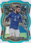 2017-18 Panini Select Daniele De Rossi Light Blue Prizm Die-cut /249 #152. Fixed Price $6.98.