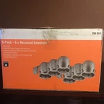 Commercial Electric 6 In. Rated Remodel Recessed Downlight Housing (3-PACK). Fixed Price $24.99.