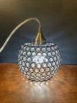 Litex Ceiling Light Mod CPM-13BMK Crystal Jeweled Pendant Hanging Euc 42 Drop. Fixed Price $39.00.
