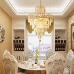Elegant Crystal Chandelier Modern Ceiling Pendant Fixture Lighting Lamp. Fixed Price $53.54.