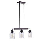 Craftmade Foxwood 3-LIGHT Island Chandelier, Industrial Modern Design, Flat. Fixed Price $172.00.