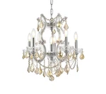 Elegant Lighting 2800D20-GT/RC Maria Theresa 6 20"W Crystal Chrome. Fixed Price $690.00.