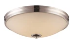 Polished Chrome Etched White Opal Glass Led Flush Mount Ceiling Light 15". Fixed Price $71.99.