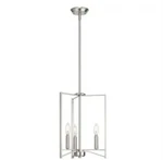 Progress Lighting Roxobel Brushed Nickel 3-LIGHT Modern Pendant. Fixed Price $85.00.