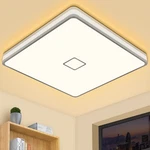 Airand Led Ceiling Light Flush Mount 24W 12.6" Square Lamp Warm White IP44. Fixed Price $55.04.