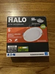 Halo 6 3000K Color Temperature Canless Recessed Integrated Led Kit - New. Fixed Price $15.98.