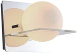 Dvi DVP0901SN-OP 1-LIGHT Satin Nickel Half Opal Glass Wall 5.25"X5"X7". Fixed Price $66.49.