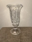 Imperial Crystal (import) IC7 Clear Cut Hurricane Lamp & Globe 12 In.. Fixed Price $30.00.