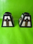Tiffany Style Mission Stained Glass Ceiling Pendant Light Lamp Fixture Vintage. Fixed Price $240.86.
