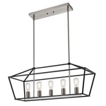 Vinluz Black Chandelier,modern 7 Lights Metal Fixture For Dining Room (sr). Fixed Price $139.50.