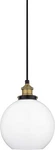 Linea Di Liara Primo Large Black Gold Glass Globe Pendant Light Fixture. Fixed Price $69.00.