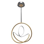 Dainolite Raelynn 1LT 27.8W Pendant, Gold/black RYN-2427LEDP-GLD-MB. Fixed Price $609.99.