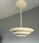 Modern Mid Century Louis Poulsen Oslo Pendant Lamps Ceiling Chandelier 1980S. Fixed Price $499.00.