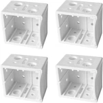 Cutelec 4PCS Plastic Brackets 1" Blinds Headrail Holders White 1INCH,. Fixed Price $8.77.