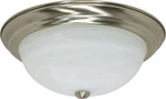 Nuvo Lighting 60/199 Nickel 3-LIGHT 15-1/4"W Flush Mount Bowl Ceiling Fixture. Fixed Price $59.99.