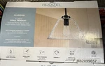 Quoizel Allgood Seeded Glass Cone Pendant Light Textured Farmhouse Matte Black. Fixed Price $69.99.